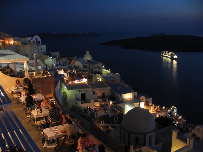 ostrov Santorini, Řecko